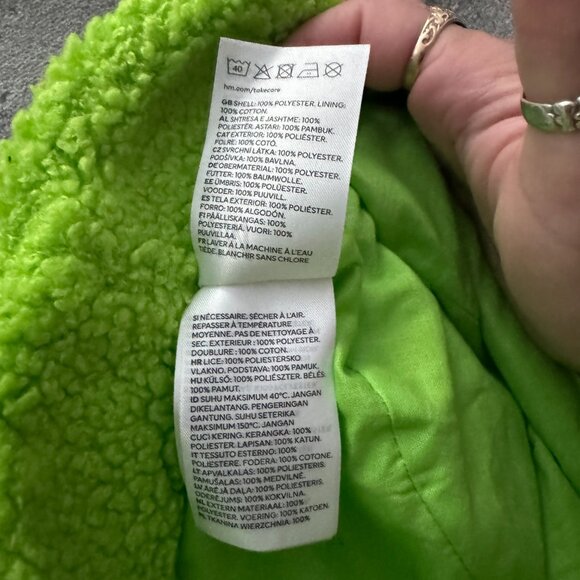 NWOT H&M Bucket Hat in Neon Green - Picture 6 of 6